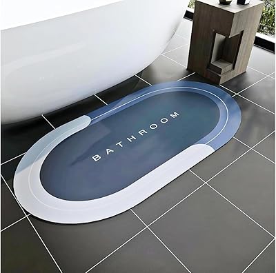 Storbie Soft Sillicon Super Absorbent Door Mats (40x60) Bath Mat Anti Skid Quick Drying Bathroom & Water Absorbent Carpets Kitchen Entrance Door Mats