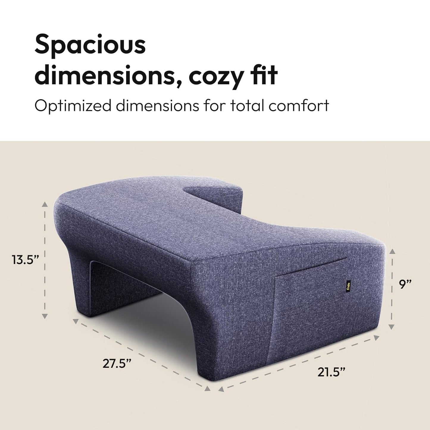 Storbie Lap Desk Pillow | Portable Computer Table & Laptop Lap Desk for Sofa, Bed, Floor | Ergonomic Gaming Desk Table with Arm Rest | Work Desk Accessories for Reading, Gaming, Studying